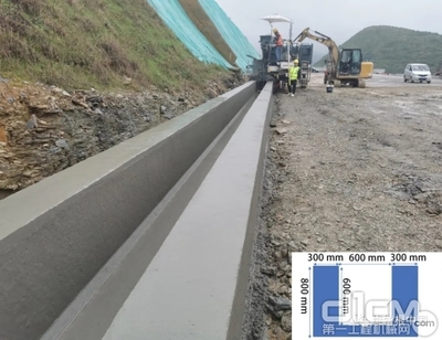 維特根SP 15滑模攤鋪機助力貴黃高速建設，高標準打造大尺寸排水溝再獲盛譽